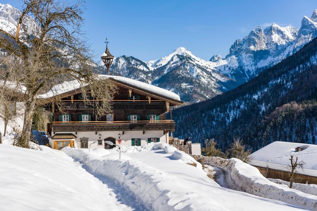 Berg'K'Hof Kaisertal - Alpine Hideaway 埃布斯镇 外观 照片